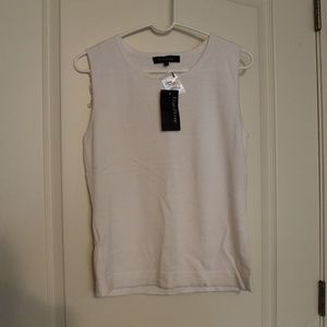 Evan Picone White Tank Top